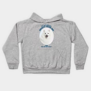 Lucky American Eskimo Dog Kids Hoodie